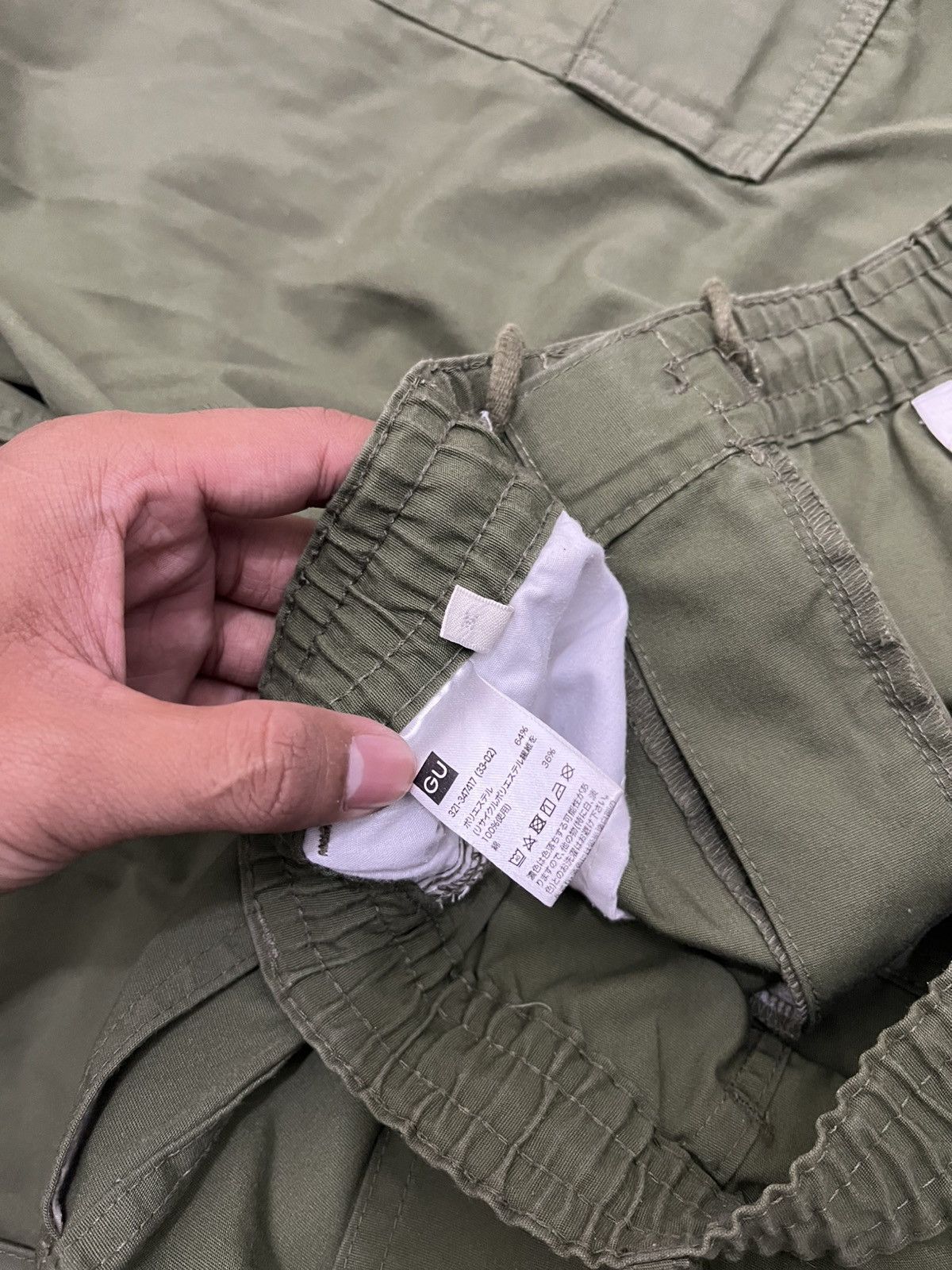 Yohji Yamamoto 🇯🇵Gu Super Wide Yohji Yamamoto Style Cargo Pants Size US 31 - 8 Thumbnail