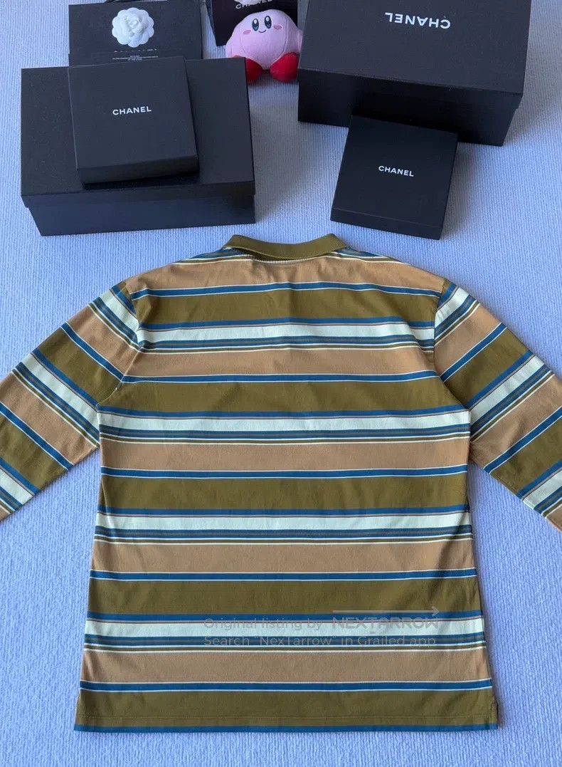 Miu Miu Miu Miu Size XS Striped PoLo shirt Size XS / US 0-2 / IT 36-38 - 2 Thumbnail