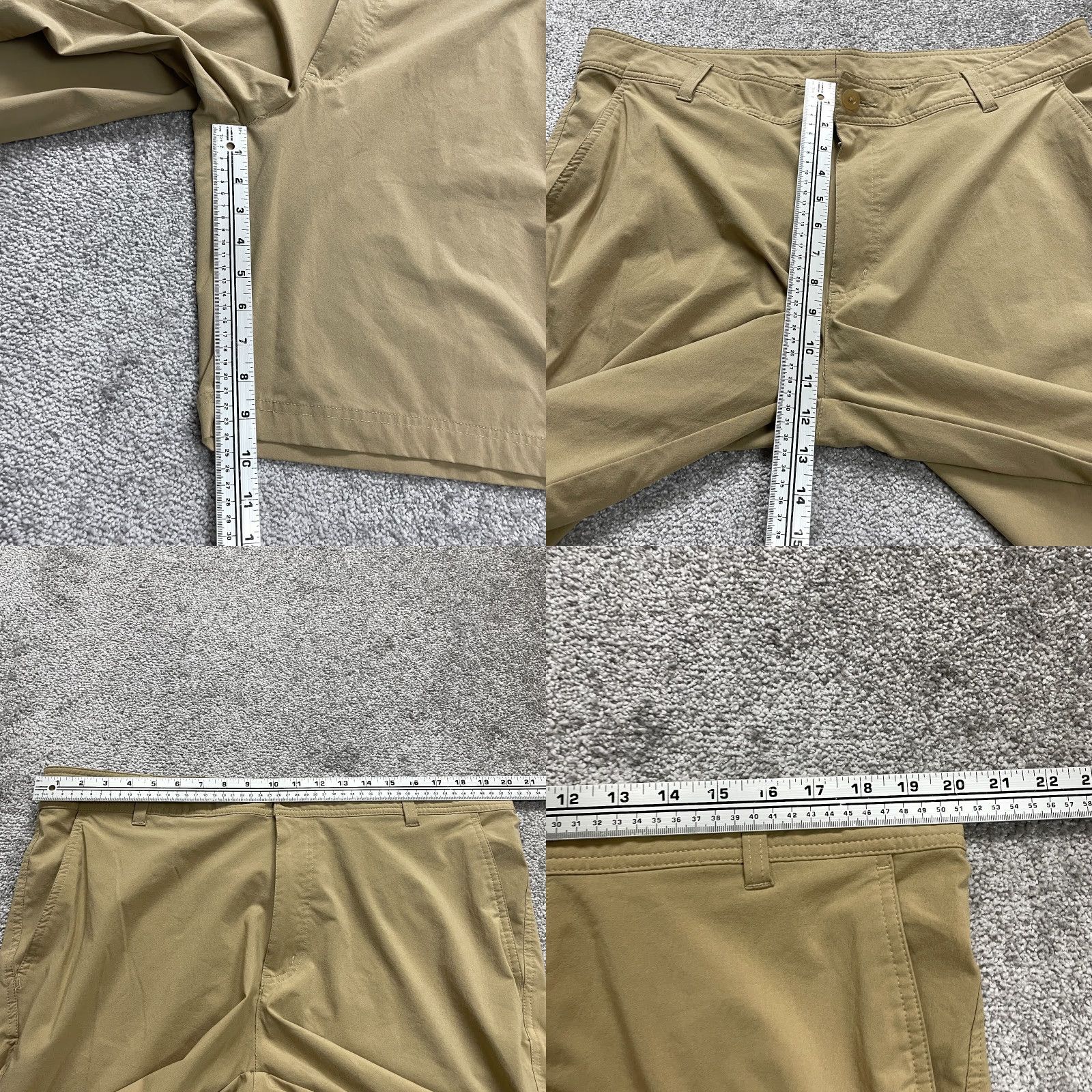 Vintage Columbia Mill Creek Chino Shorts Men 40 Brown Solid Regular Fit Stretch Outdoor Size US 40 / EU 56 - 8 Thumbnail