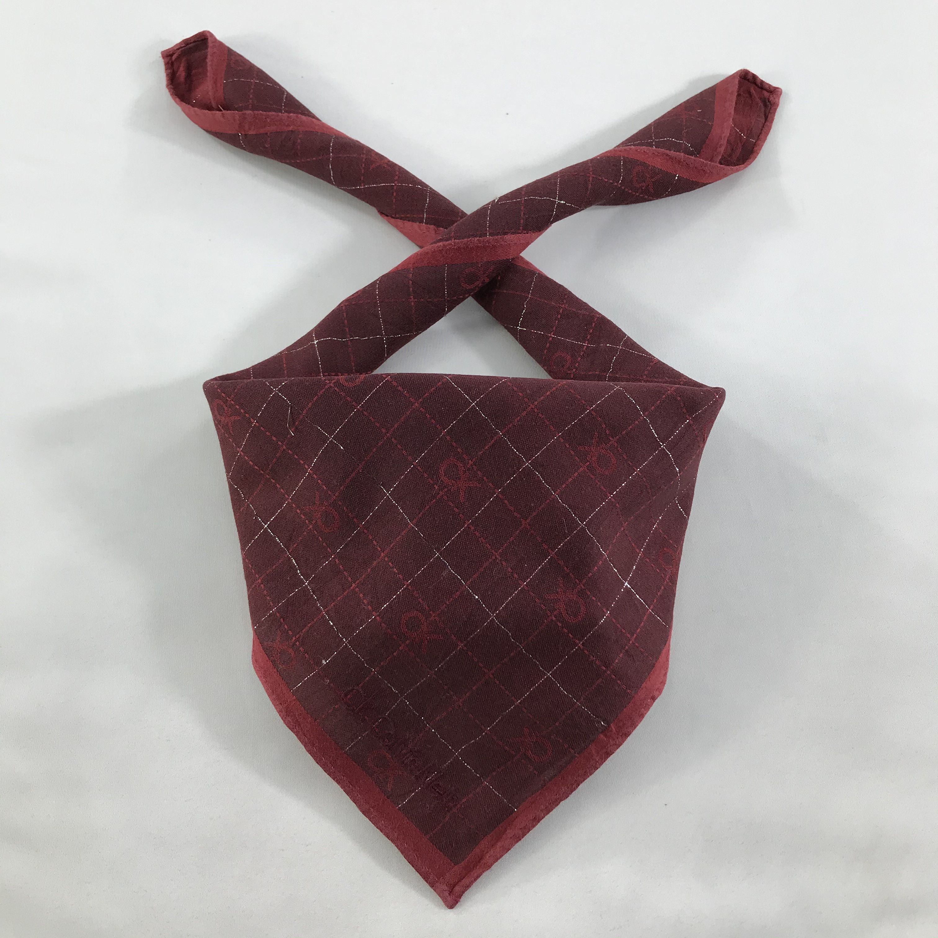 Calvin Klein × Vintage Calvin Klein Bandana / Handkerchief / Neckerchief - S1548 Size ONE SIZE - 3 Thumbnail