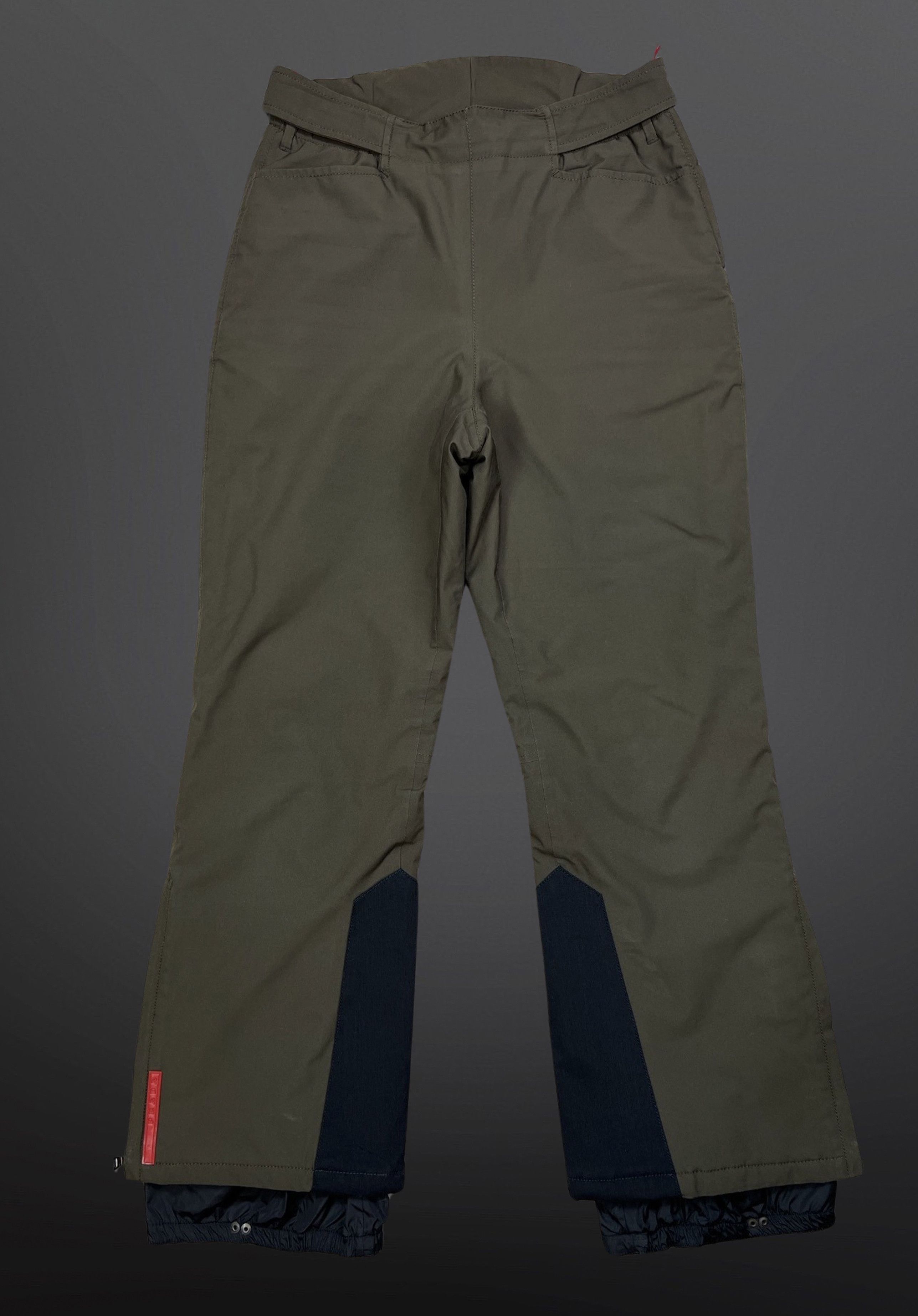 Snowboard Pants Prada Ski Pants Vintage Prada Red Tab Nylon Ski