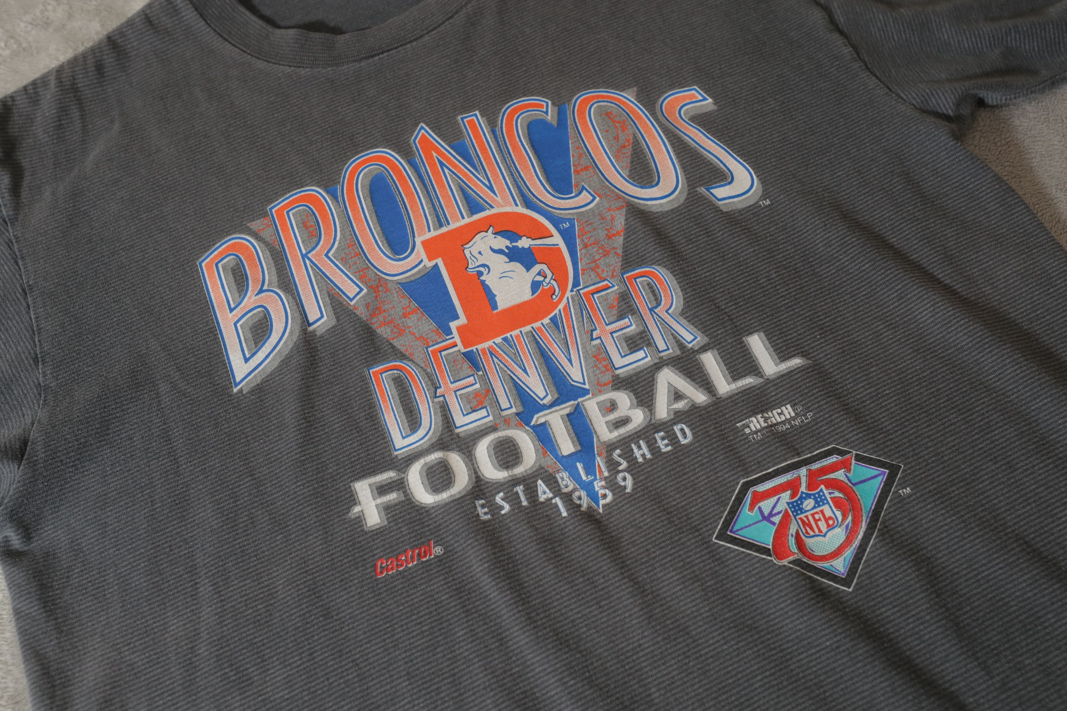 Vintage Vintage Trench 1994 Denver Broncos Tee (XL) Size US XL / EU 56 / 4 - 4 Thumbnail