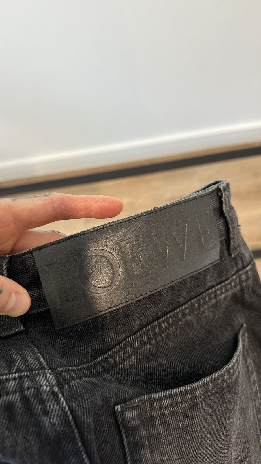 Loewe Loewe Anagram Baggy Denim Size US 30 / EU 46 - 8 Thumbnail