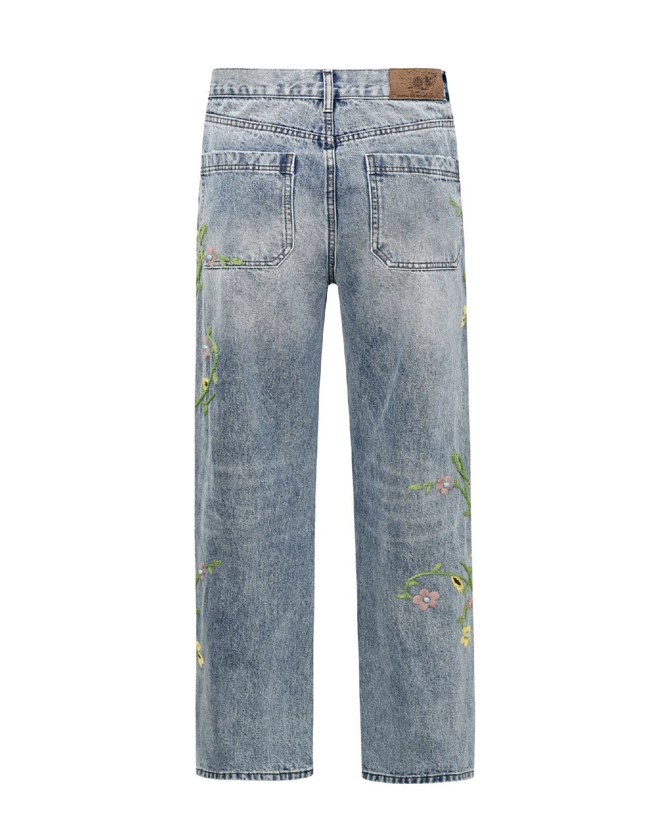 Birth of Royal Child Birth of Royal Child "Majestic Floral" Blue Jeans Size US 30 / EU 46 - 2 Thumbnail