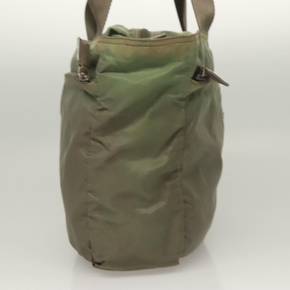 Prada PRADA Tote Bag Nylon Khaki Silver Size ONE SIZE - 5 Thumbnail