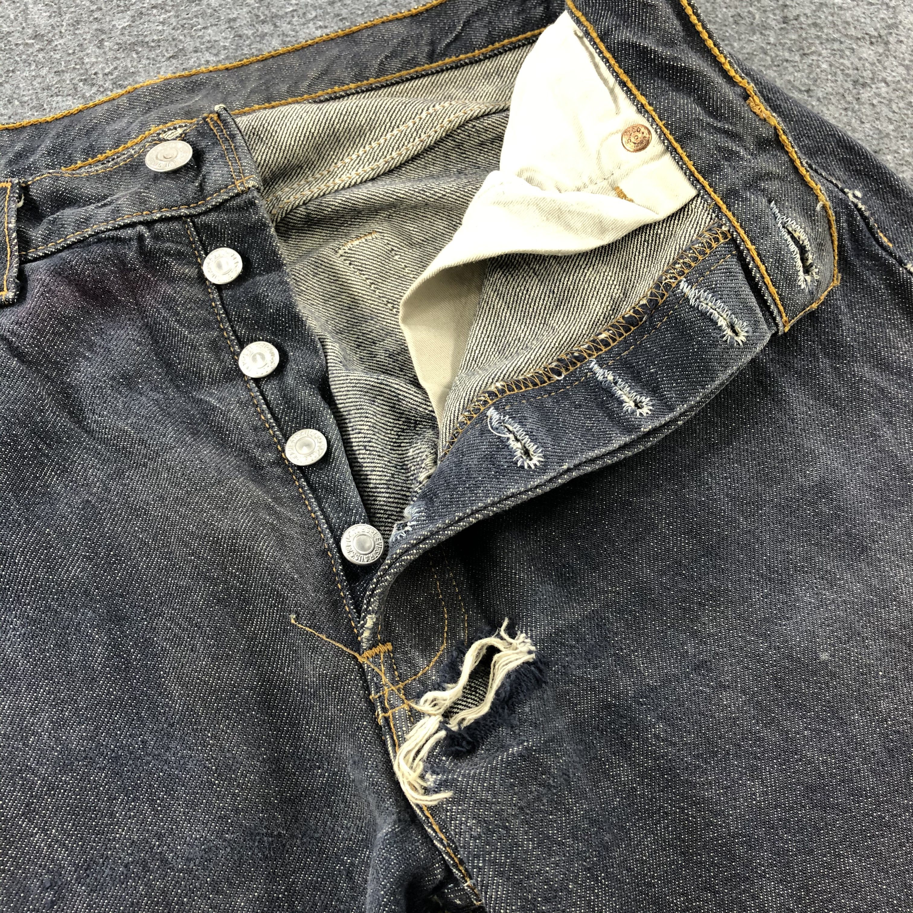 Levi's × Vintage Vintage 90s Distress Levis 501 Jeans-JM1557 Size US 31 - 9 Thumbnail