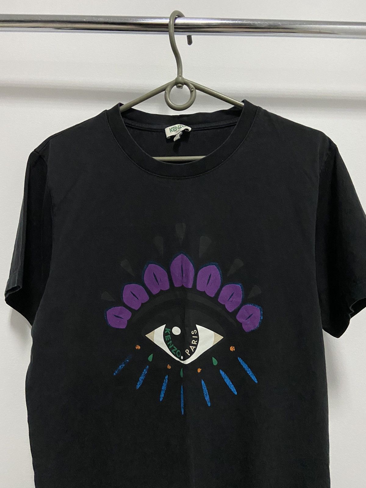 Kenzo × Vintage Kenzo t shirt big print eye 👁️ logo vintage Size US M / EU 48-50 / 2 - 2 Thumbnail