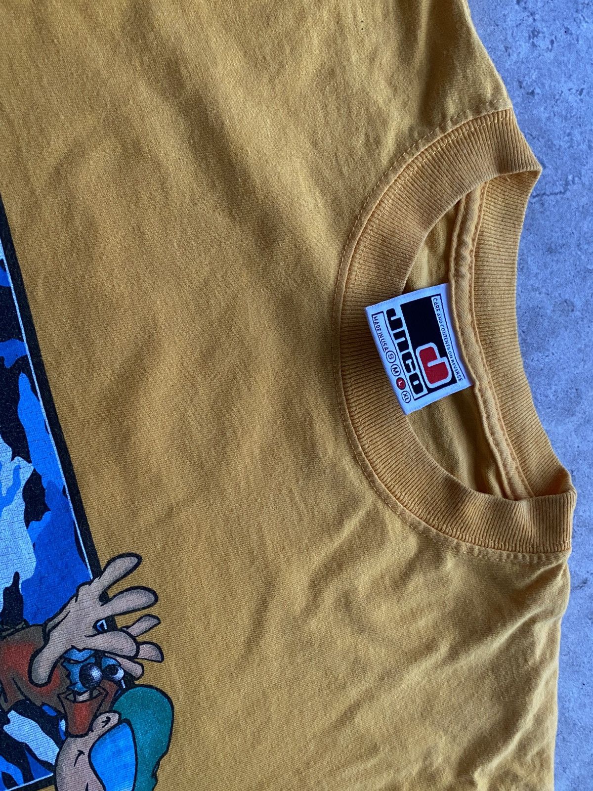 JNCO × Vintage 90’s Jnco Trashed Flamehead Tee Vintage Size US L / EU 52-54 / 3 - 12 Thumbnail