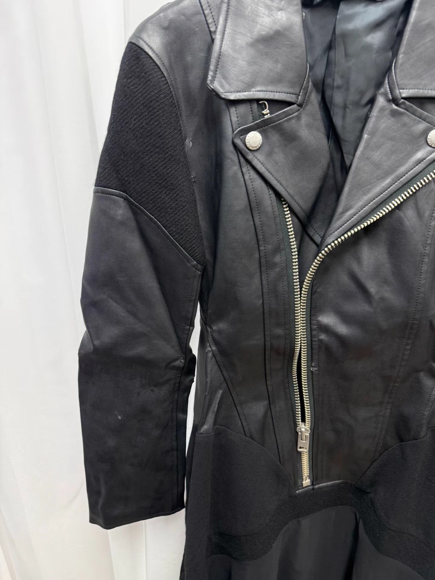 Junya Watanabe Junya Watanabe Irregular Panel Leather Jacket K20 Size US XS / EU 42 / 0 - 5 Thumbnail