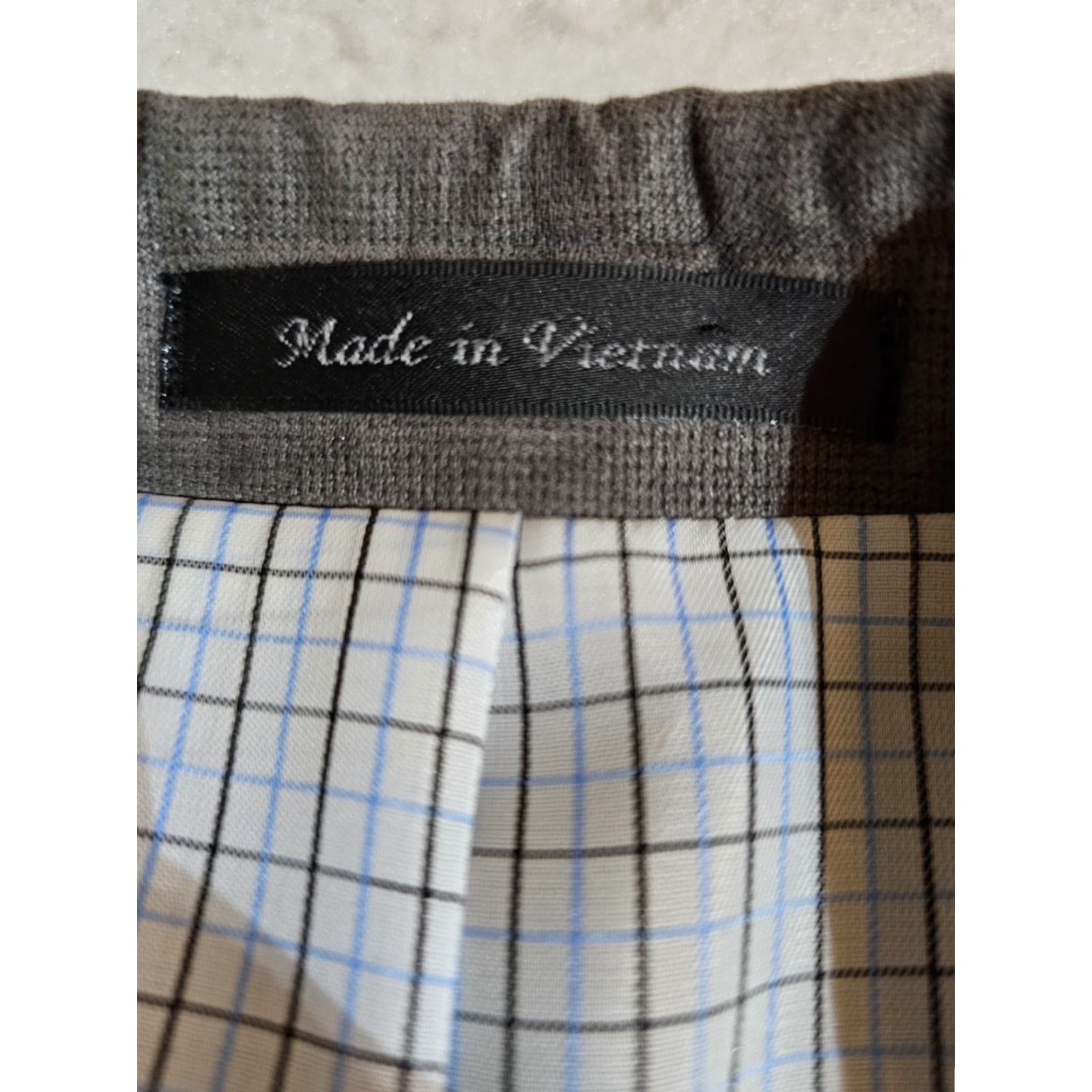 Ralph Lauren VINTAGE Lauren Ralph Lauren Classic 100% Polyester Stretch Suit Coat Sports Jacket Blazer 42 Long Grey Mens Size 42R - 4 Thumbnail