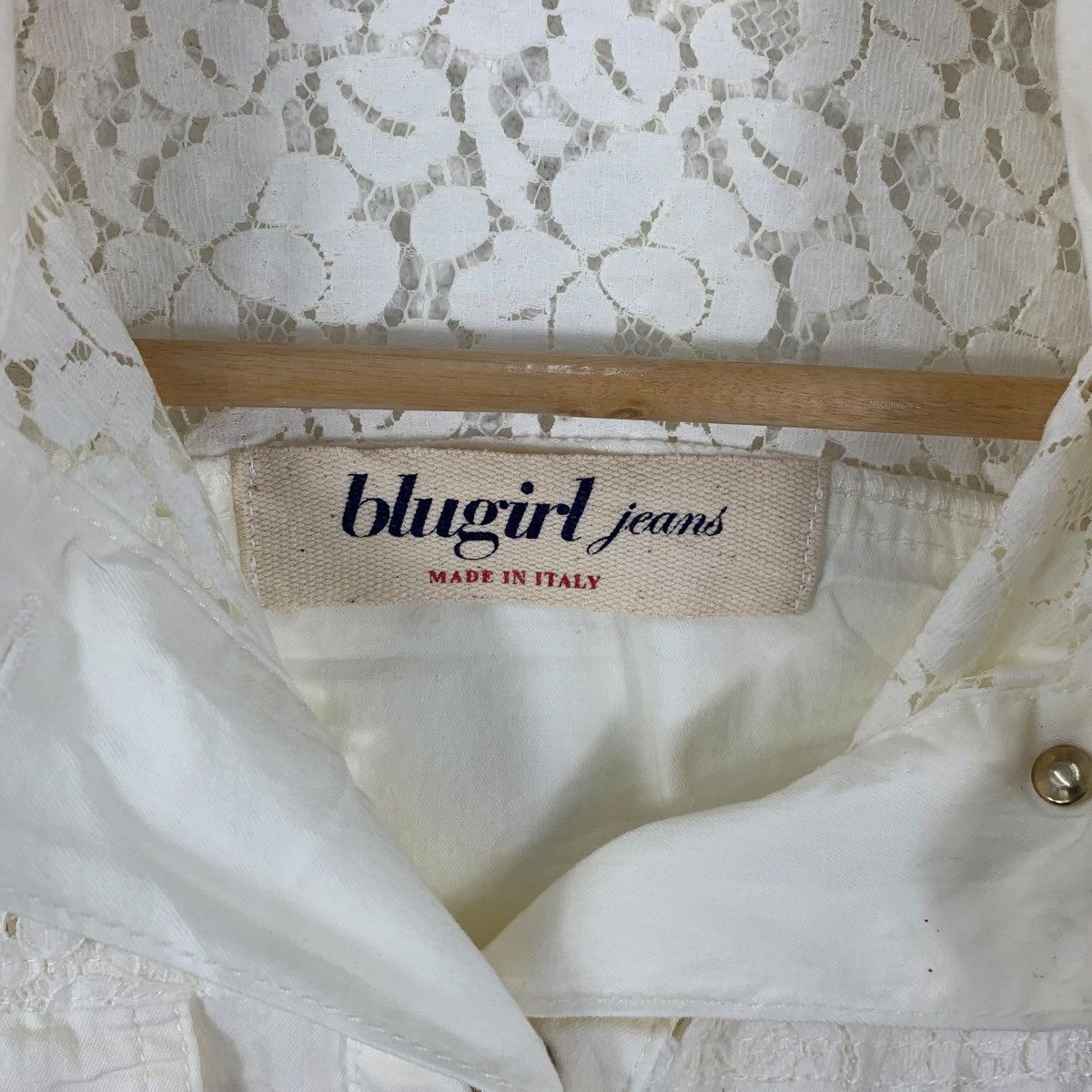 Other BLUGIRL ITALY JEANS Collection Floral Denim Jacket Gold Size S / US 4 / IT 40 - 8 Thumbnail