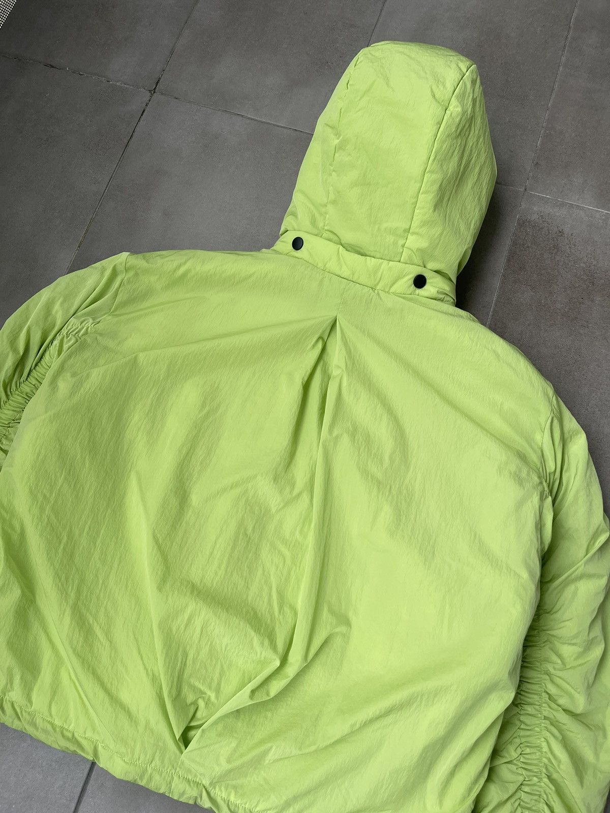 Japanese Brand !DS! AW22 Zsigmond Zeliz Acid Green Track Jacket Coat Size US L / EU 52-54 / 3 - 18 Thumbnail