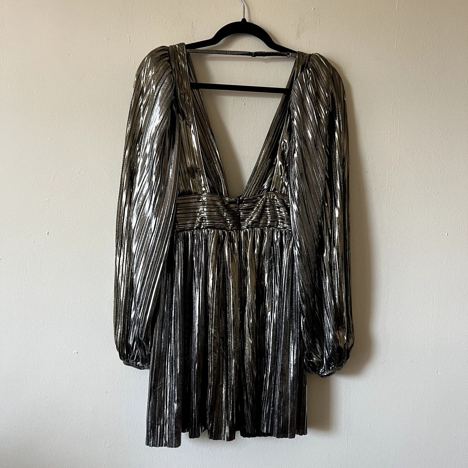 SABIT sabina musayev glause dress mini gold metallic size S C8 Size S / US 4 / IT 40 - 11 Thumbnail