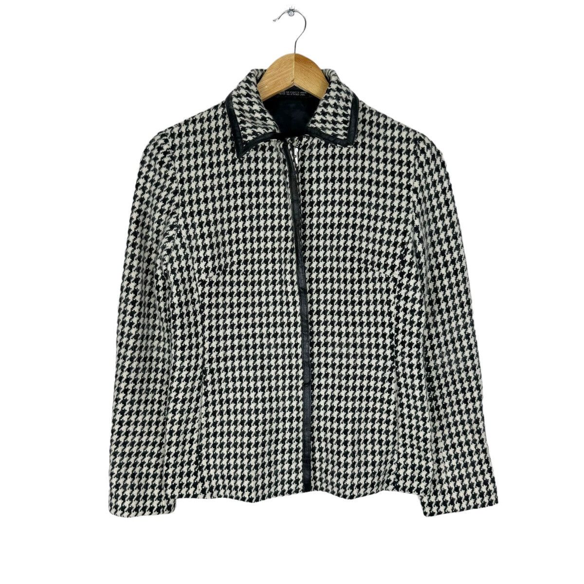 Yohji Yamamoto 🌟INED HOMME YOHJI YAMAMOTO TWEED ZIPPER JACKET Size M / US 6-8 / IT 42-44 - 1 Thumbnail
