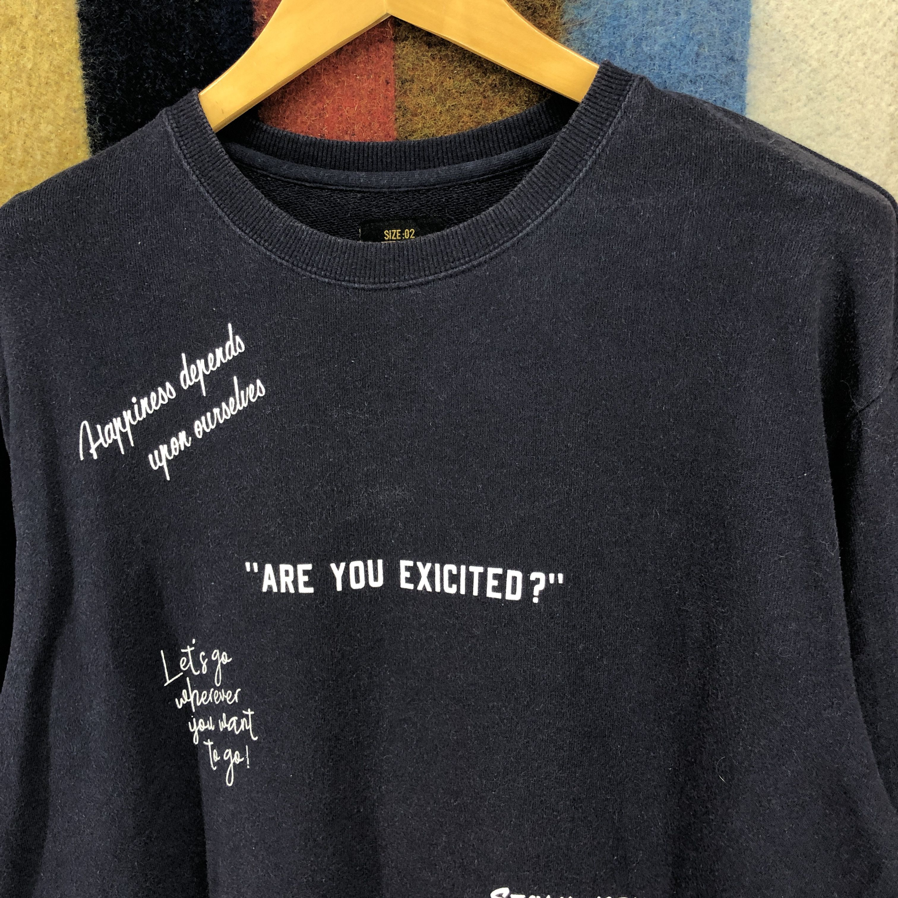 Japanese Brand CIRCUS & CO Crew Neck Sweatshirt #0703/AE Size US M / EU 48-50 / 2 - 3 Thumbnail