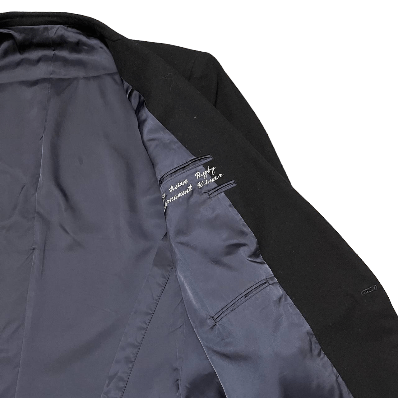 Takeo Kikuchi Vintage Takeo Kikuchi Signature Wool Double Breasted Coat Size US XXL / EU 58 / 5 - 9 Thumbnail
