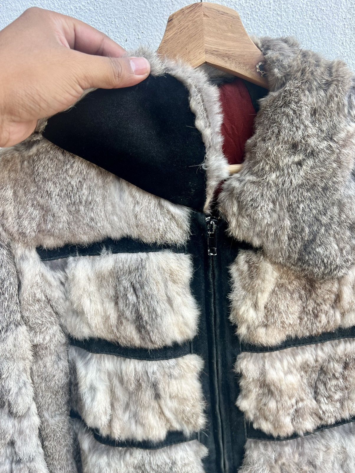 Genuine Leather Vintage Real Leather Fur Jacket Size M / US 6-8 / IT 42-44 - 10 Thumbnail