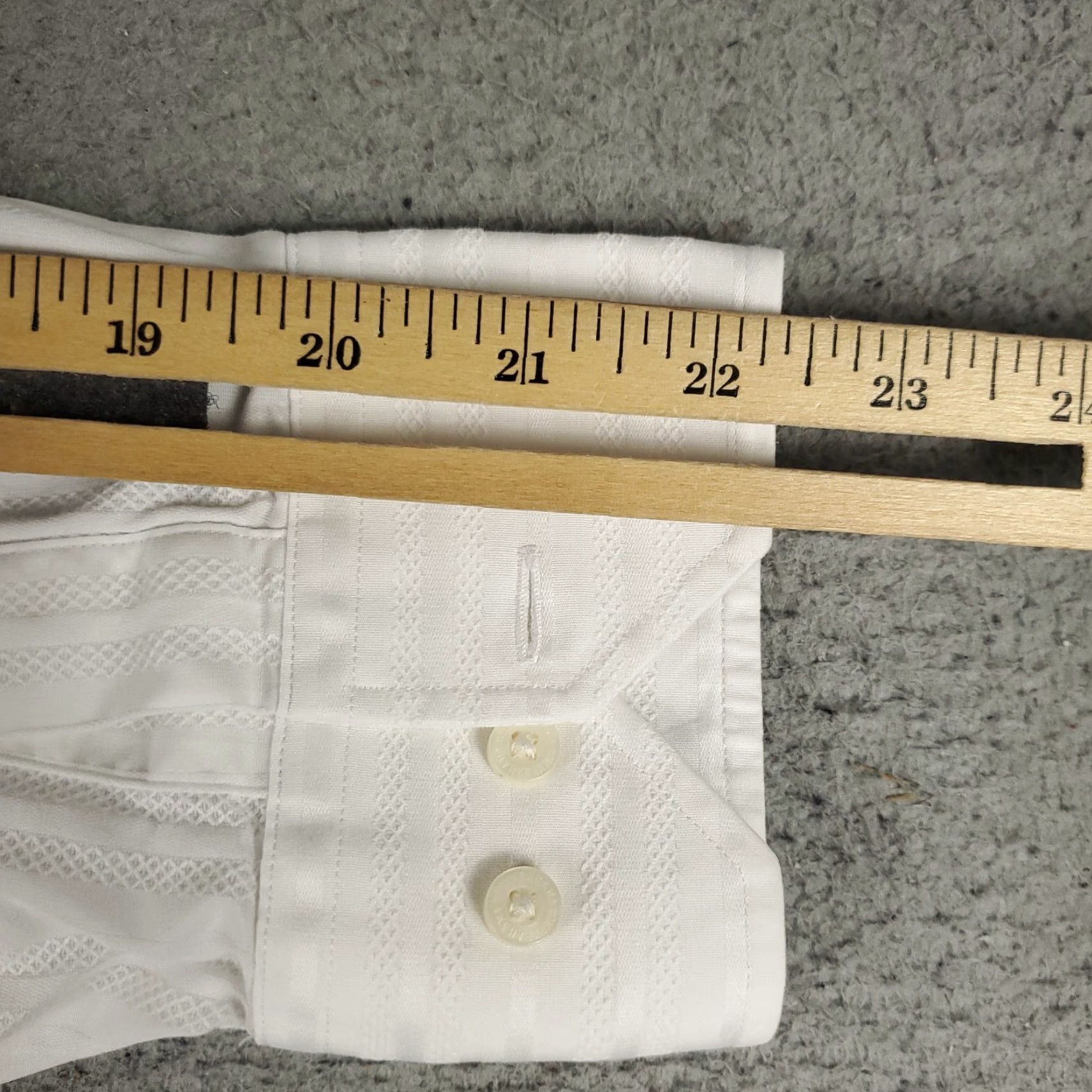 Tommy Bahama Tommy Bahama White Dress Shirt Mens 16 Long Sleeve Button-Up Classic Size 42R - 7 Thumbnail