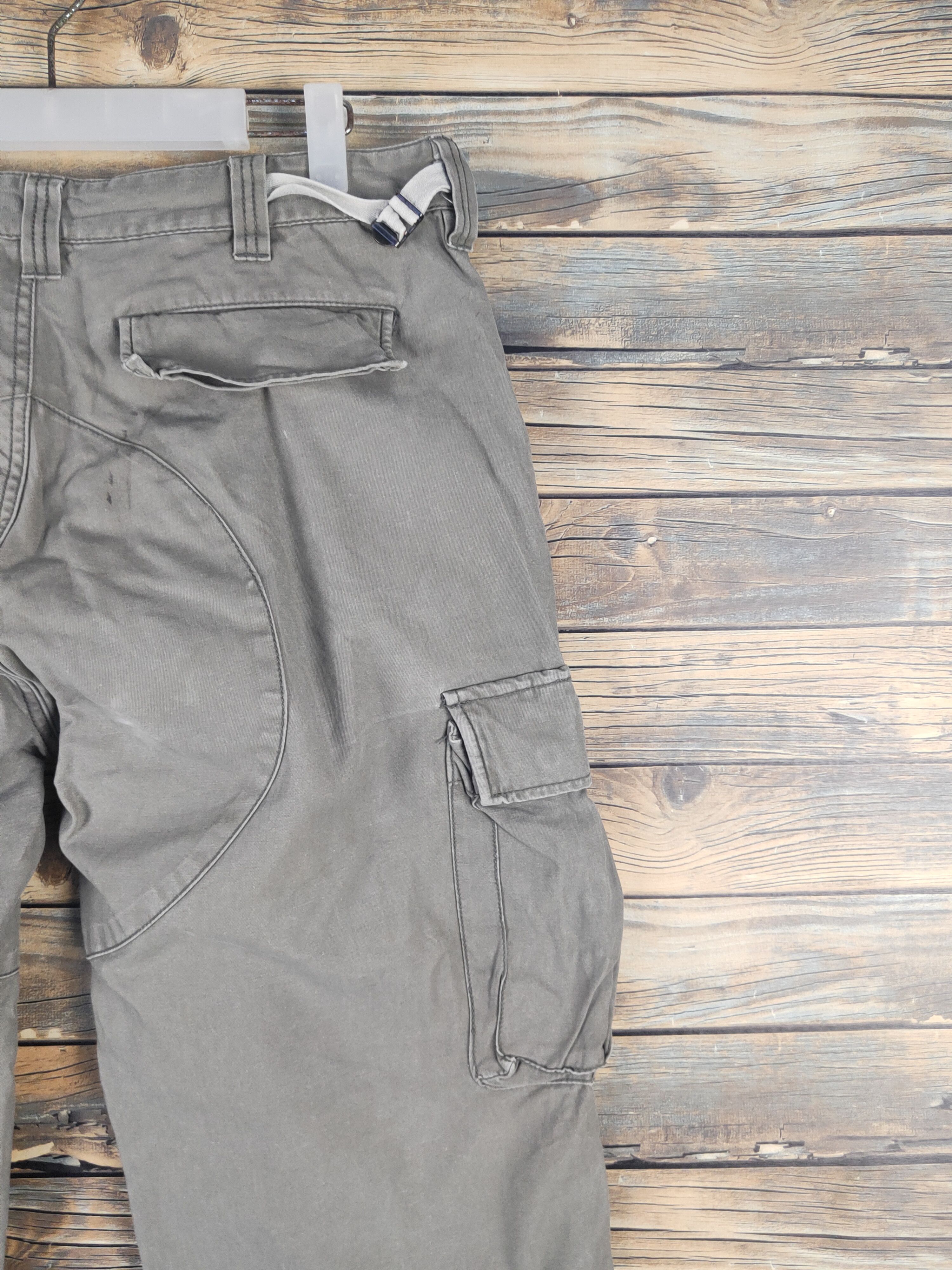 Global Work DL Global Work Green Faded Multipocket Cargo Pants #1520 Size US 34 / EU 50 - 10 Thumbnail