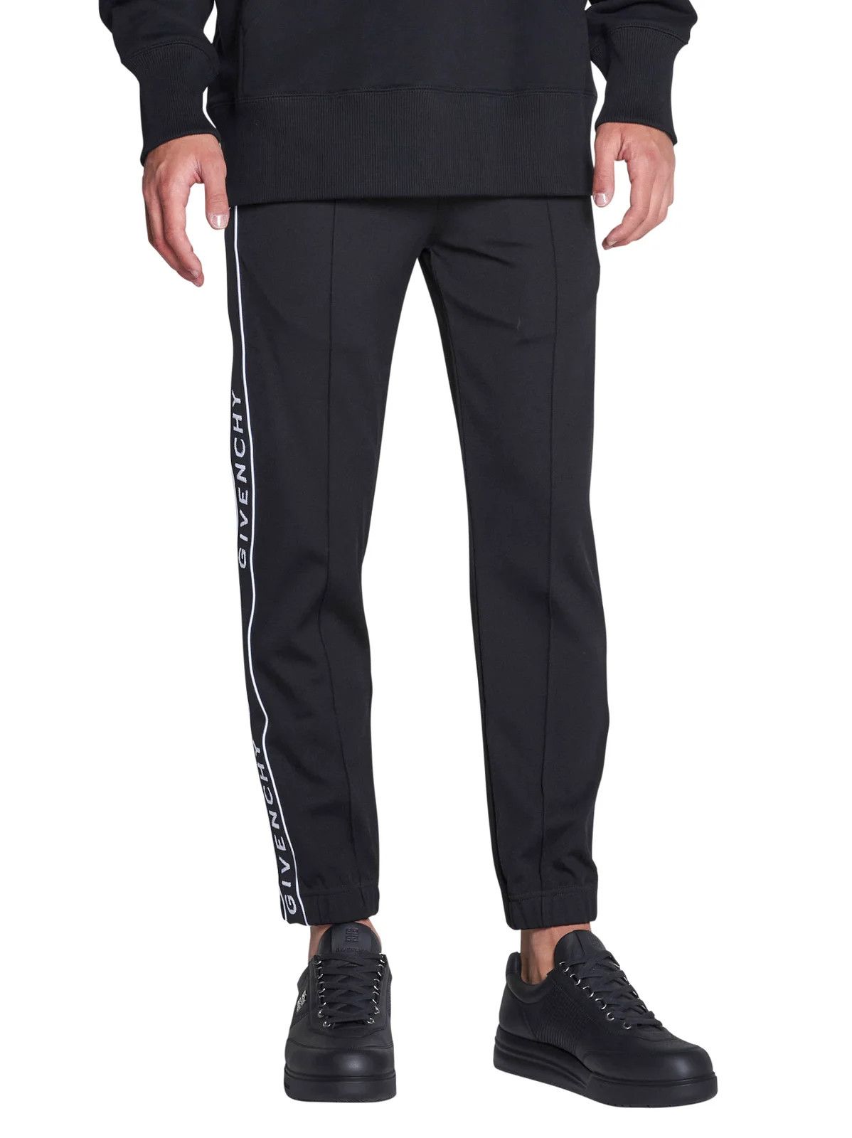 Givenchy o1gr1nt0125 Givenchy Logo-Stripe Track Pant in Black Size US 38 / EU 54 - 4 Thumbnail
