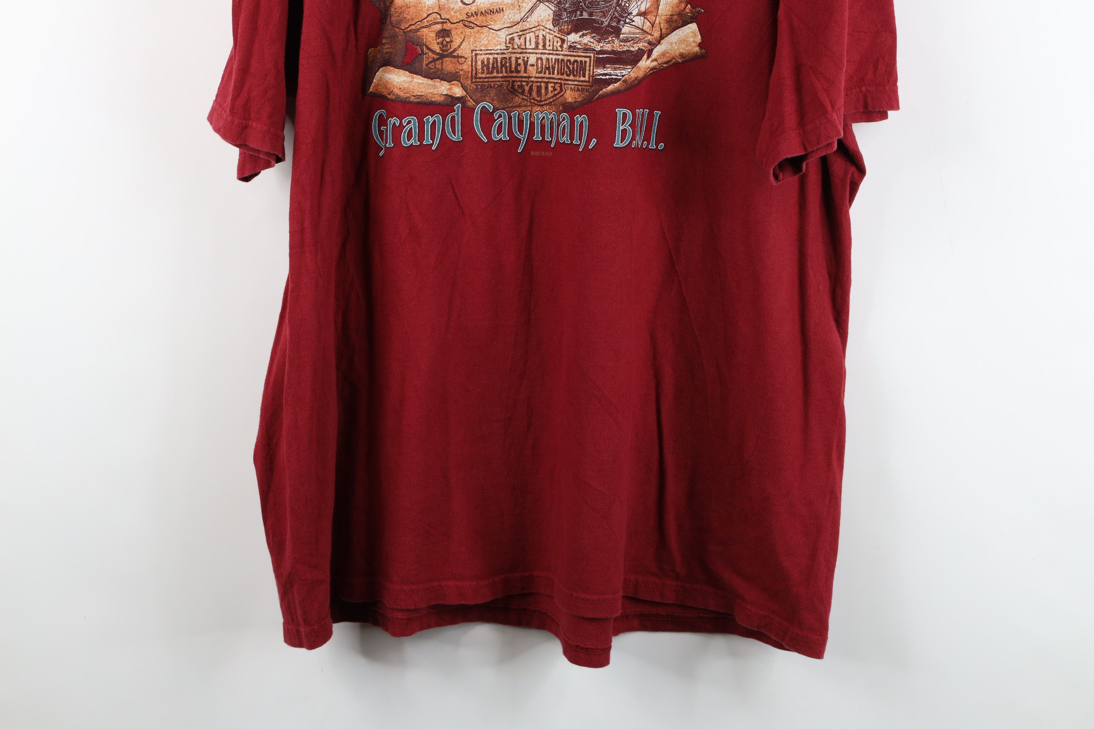 Harley Davidson Vintage Y2K Harley Davidson Tribal Short Sleeve T-Shirt Red Size US XXL / EU 58 / 5 - 14 Thumbnail