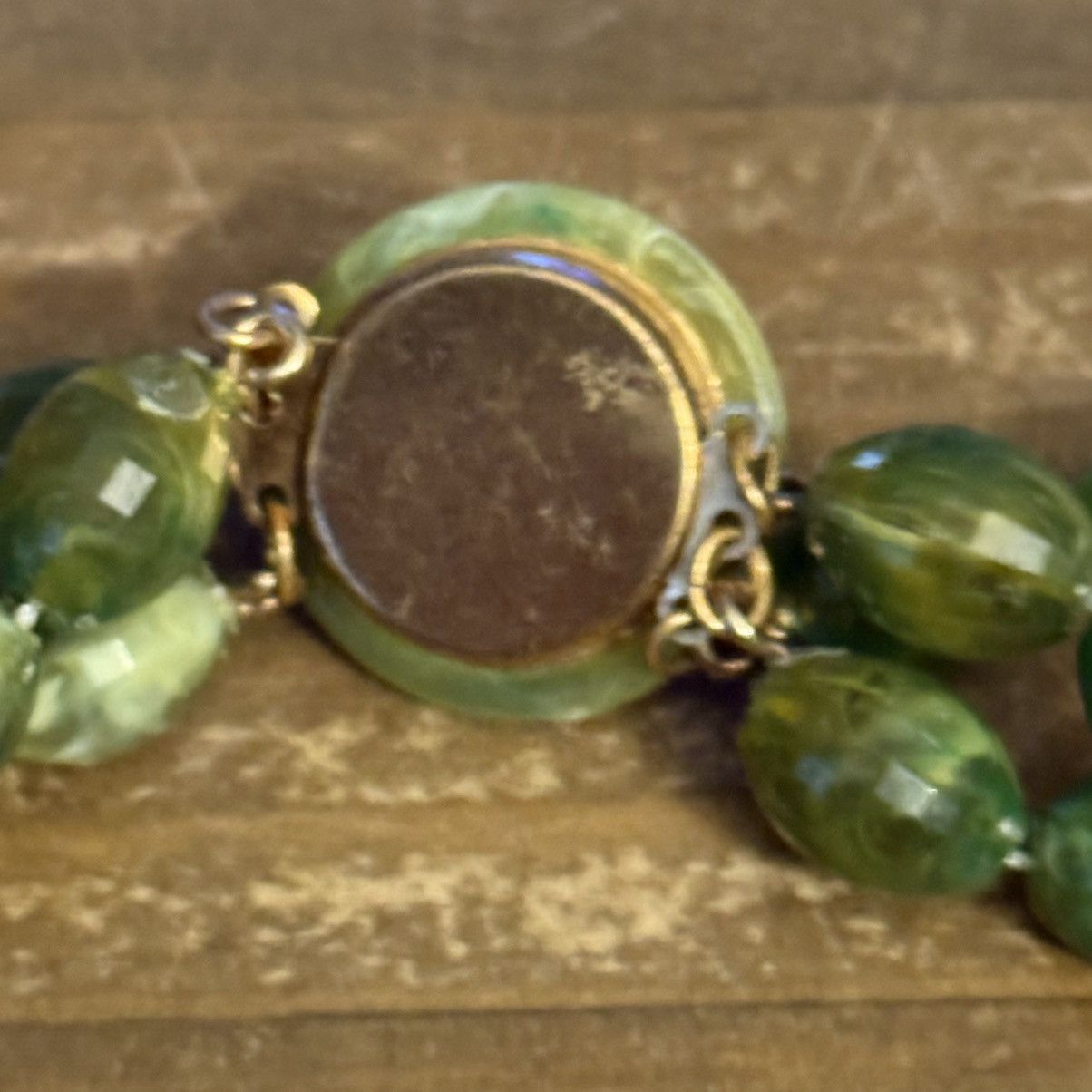 Vintage Vintage green beaded layered necklace Size ONE SIZE - 6 Thumbnail