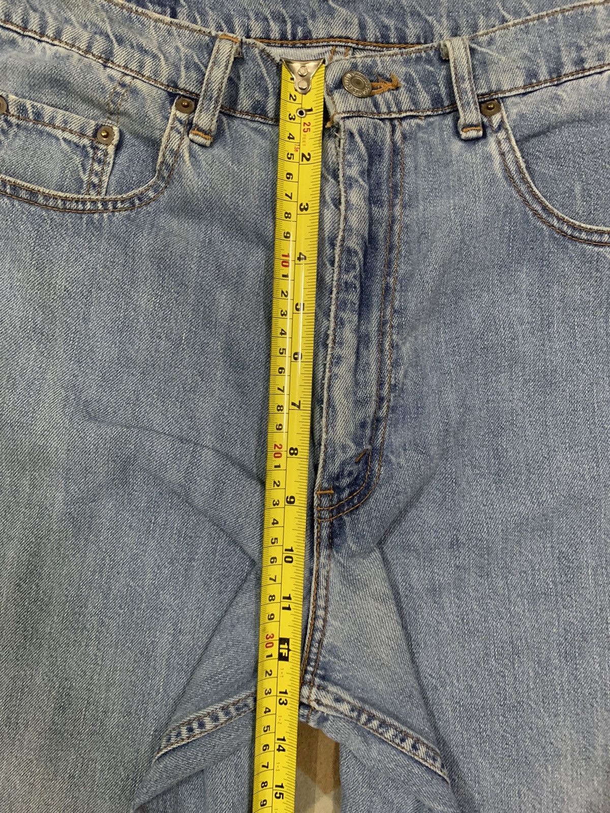 Levi's Vintage 90s Levis 529 White Tab Blue Washed Baggy Jeans Size US 33 - 17 Thumbnail