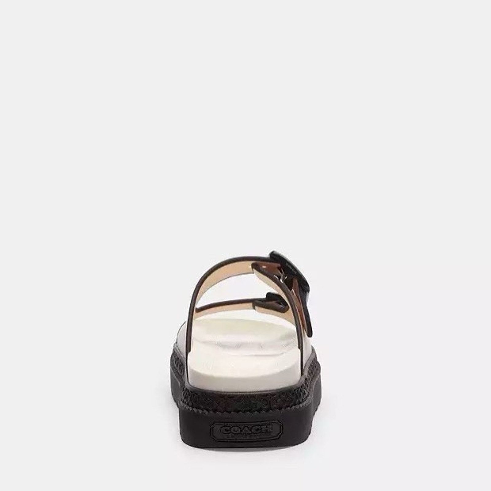Coach NWT Coach Women’s Lainey Sandal CR875 Chalk & Black US 7 Size US 7 / IT 37 - 9 Thumbnail