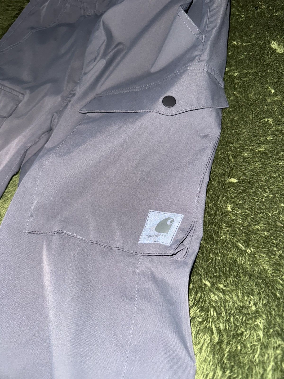Carhartt Wip [S] Carhartt WIP Reflective Logo Balto Cargo Pants — Grey Size US 30 / EU 46 - 7 Thumbnail