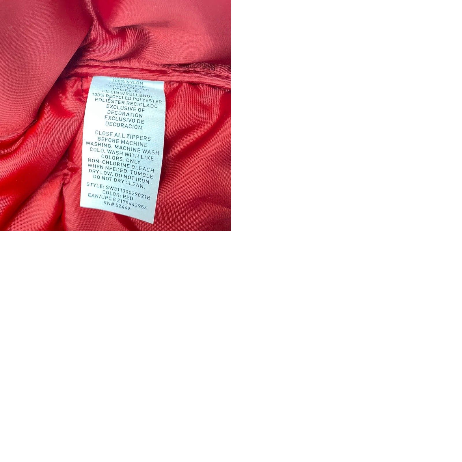 Vintage NWT Swiss Tech Puffer Vest Mens 2XL 50-52 Red Full Zip Pockets 7901 Size US XXL / EU 58 / 5 - 9 Thumbnail