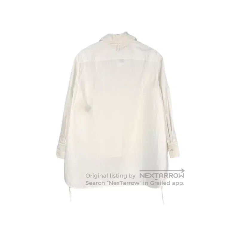 Hermes Hermes White embroidered war horse tie shirt Size XS / US 0-2 / IT 36-38 - 2 Thumbnail