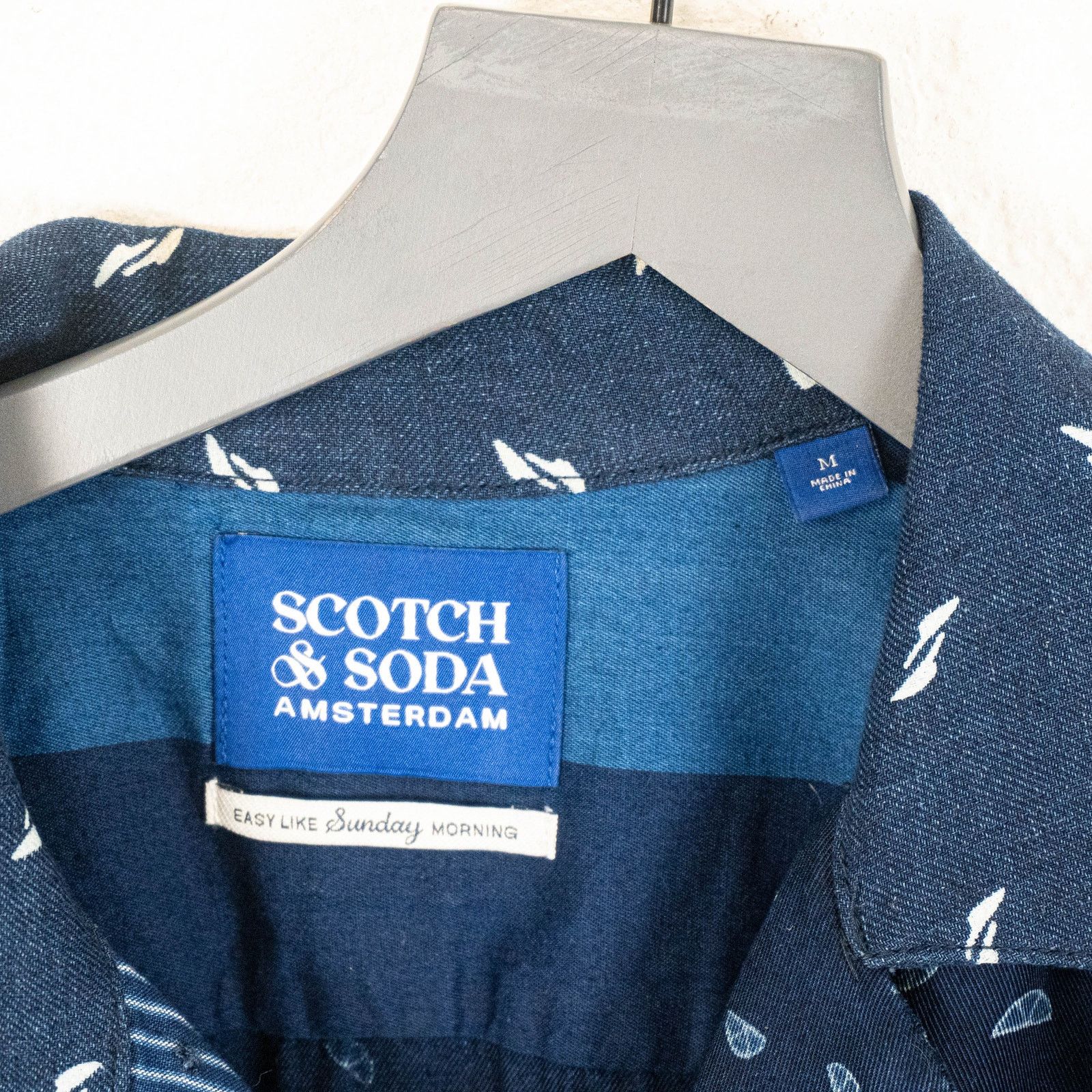 Scotch & Soda Scotch & Soda Patchwork Camp Short Sleeve Shirt indigo M Size US M / EU 48-50 / 2 - 3 Thumbnail