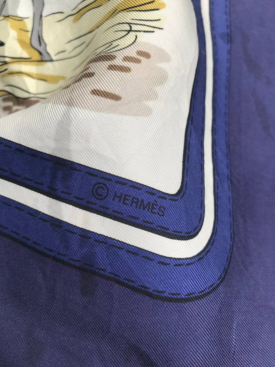 Hermes × Vintage Vintage Hermes Scarf Size ONE SIZE - 3 Thumbnail