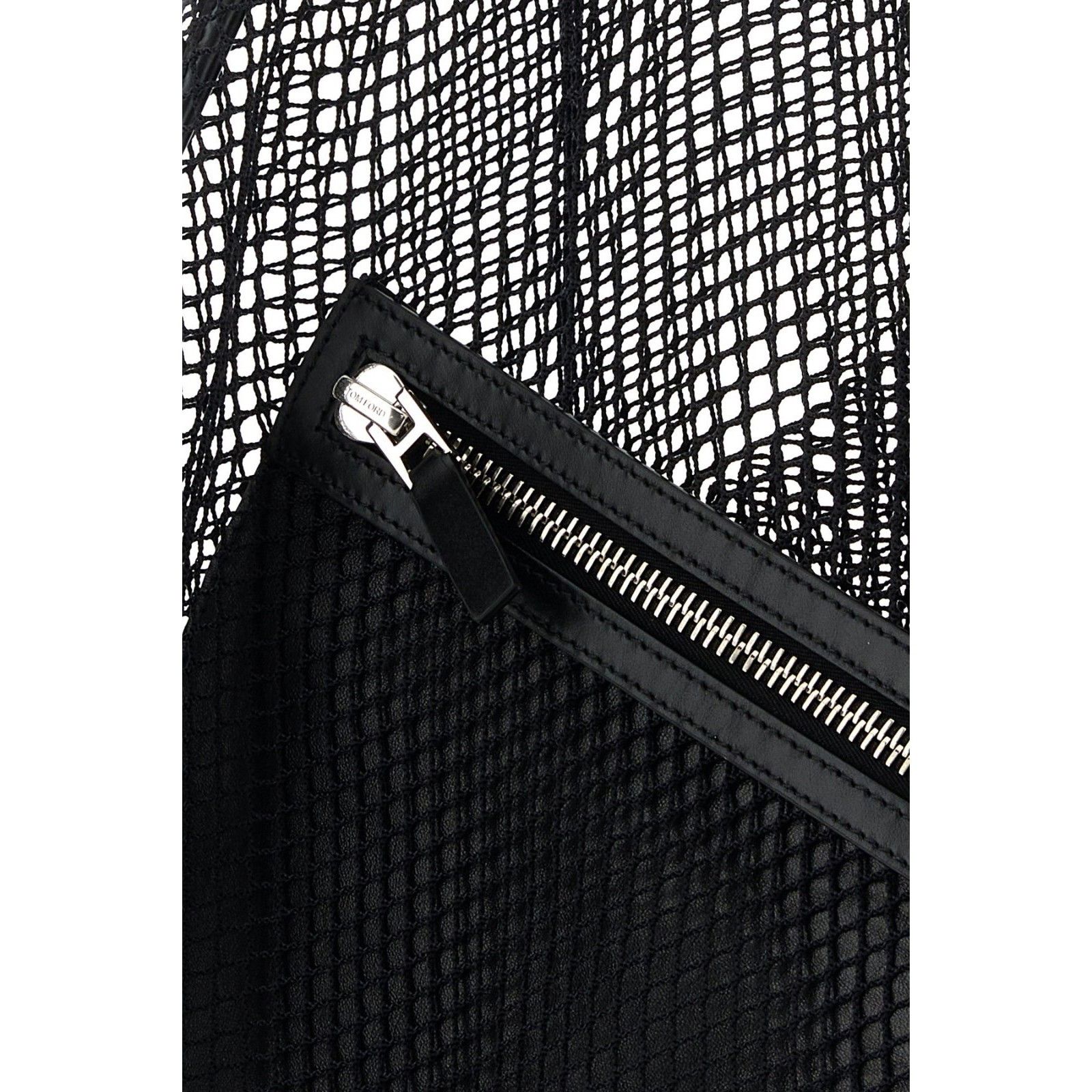 Tom Ford TOM FORD Black Mesh Backpack New And Authentic Size ONE SIZE - 4 Thumbnail