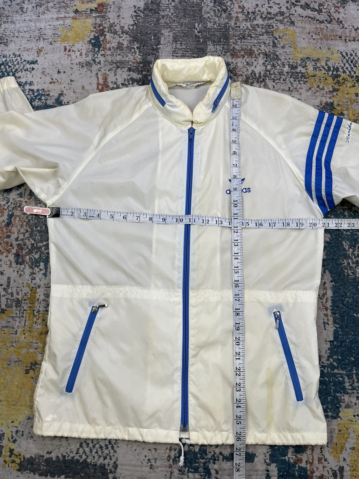 Adidas Vtg 80s Adidas Trefoil Lightweight Running Jacket Size US S / EU 44-46 / 1 - 10 Thumbnail