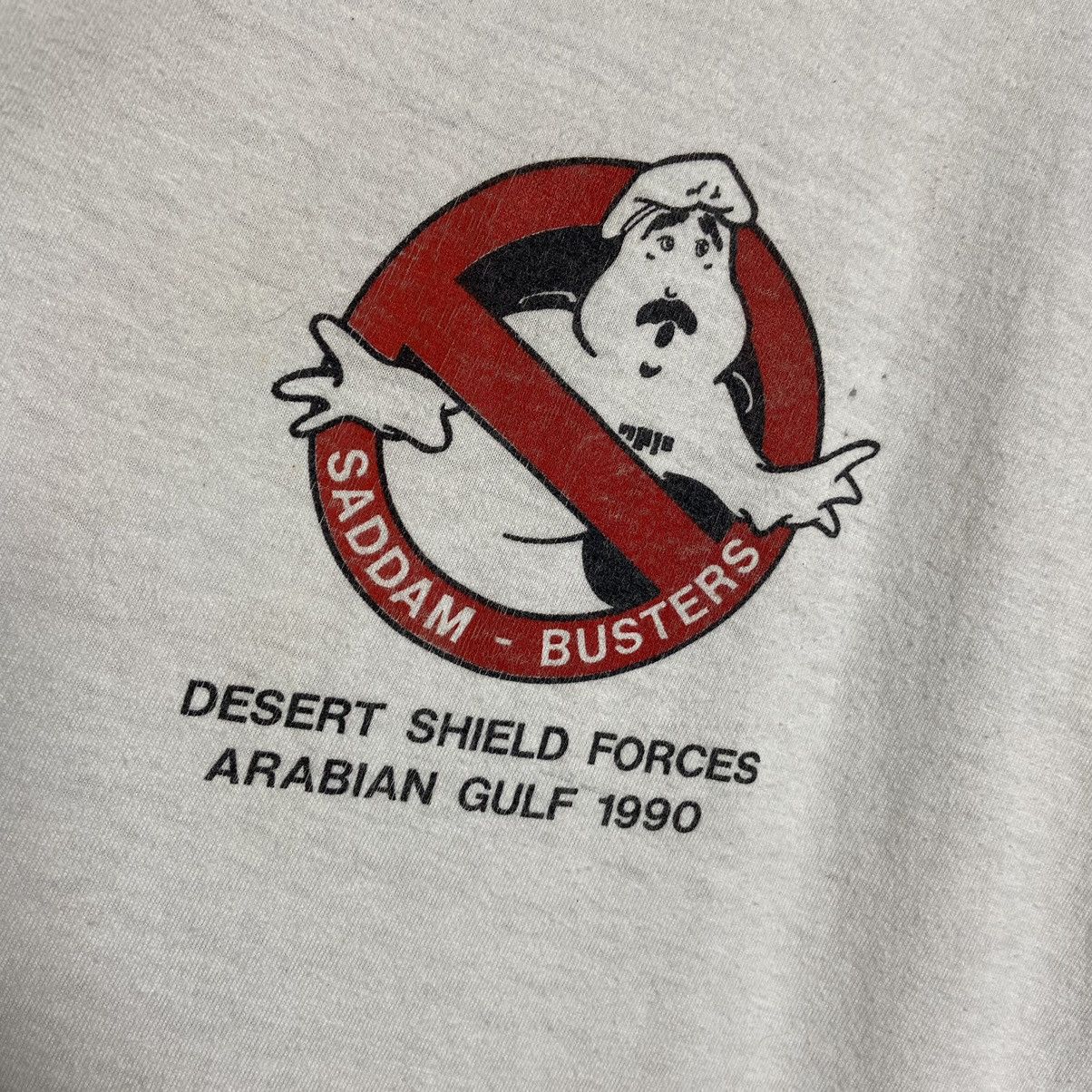 Vintage Vintage 1990s Saddam Hussein Parody Ghost Buster Movie Tee Size US M / EU 48-50 / 2 - 3 Thumbnail