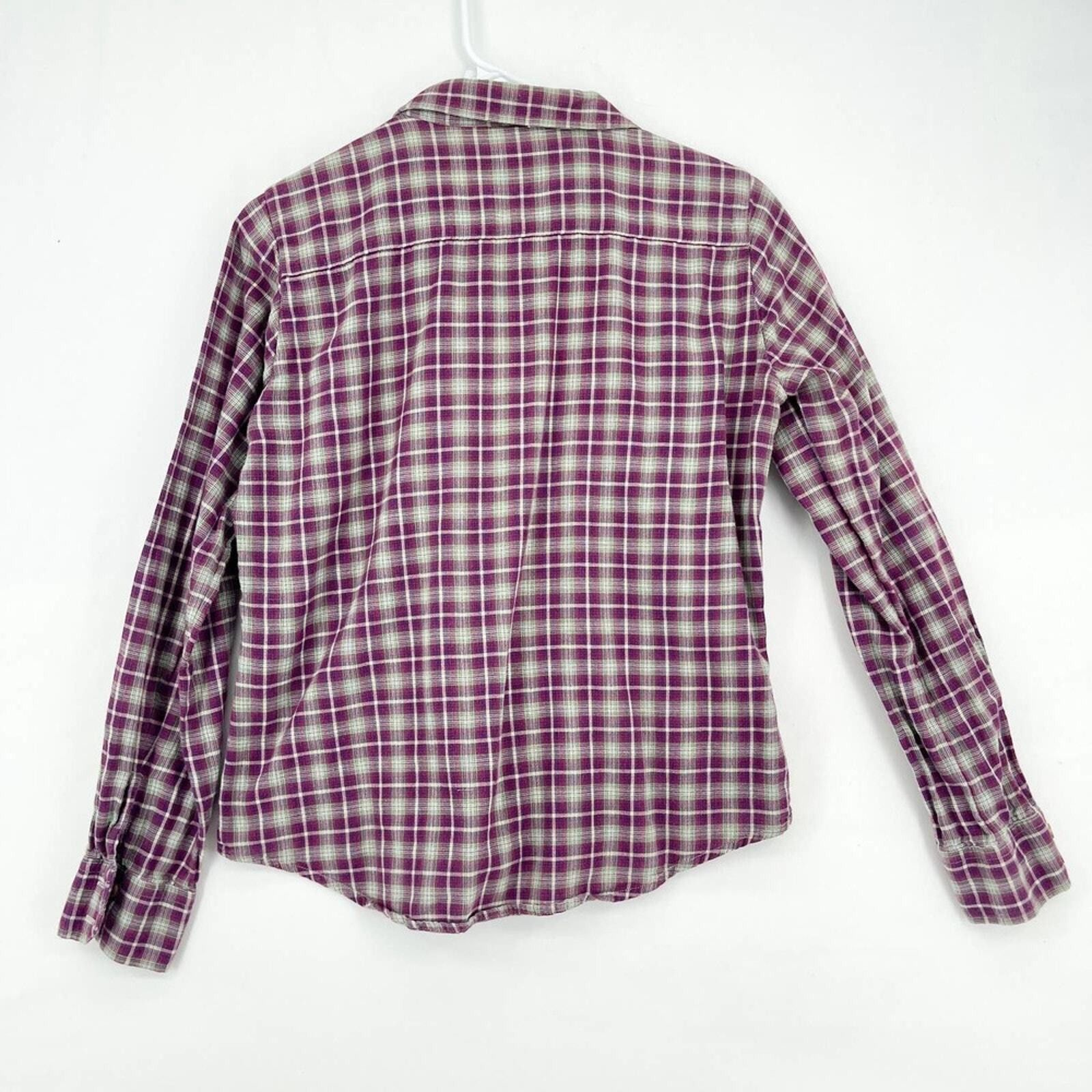 Barbour Barbour Long Sleeve Cotton Western Plaid Button Down Size 8 Size M / US 6-8 / IT 42-44 - 5 Thumbnail