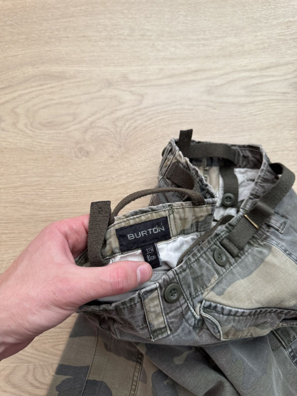 H&M Vintage 00s H&M y2k Japanese Baggy Camo Military Cargo Pants Size US 32 / EU 48 - 8 Thumbnail