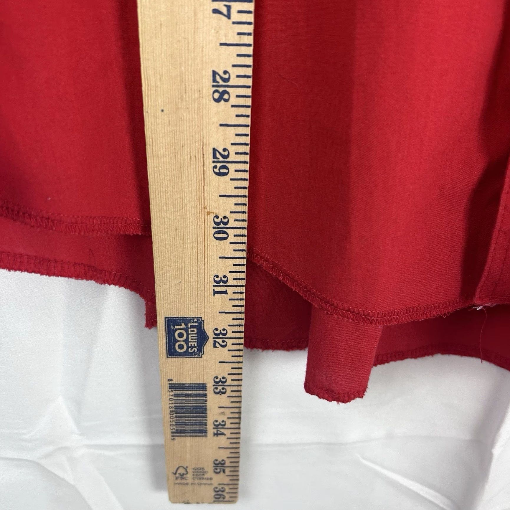Wrangler VINTAGE Wrangler Shirt Men's 18 X 36 Red Cowboy Cut X Long Tails Snaps Western USA Made Shirt Size US XXL / EU 58 / 5 - 6 Thumbnail