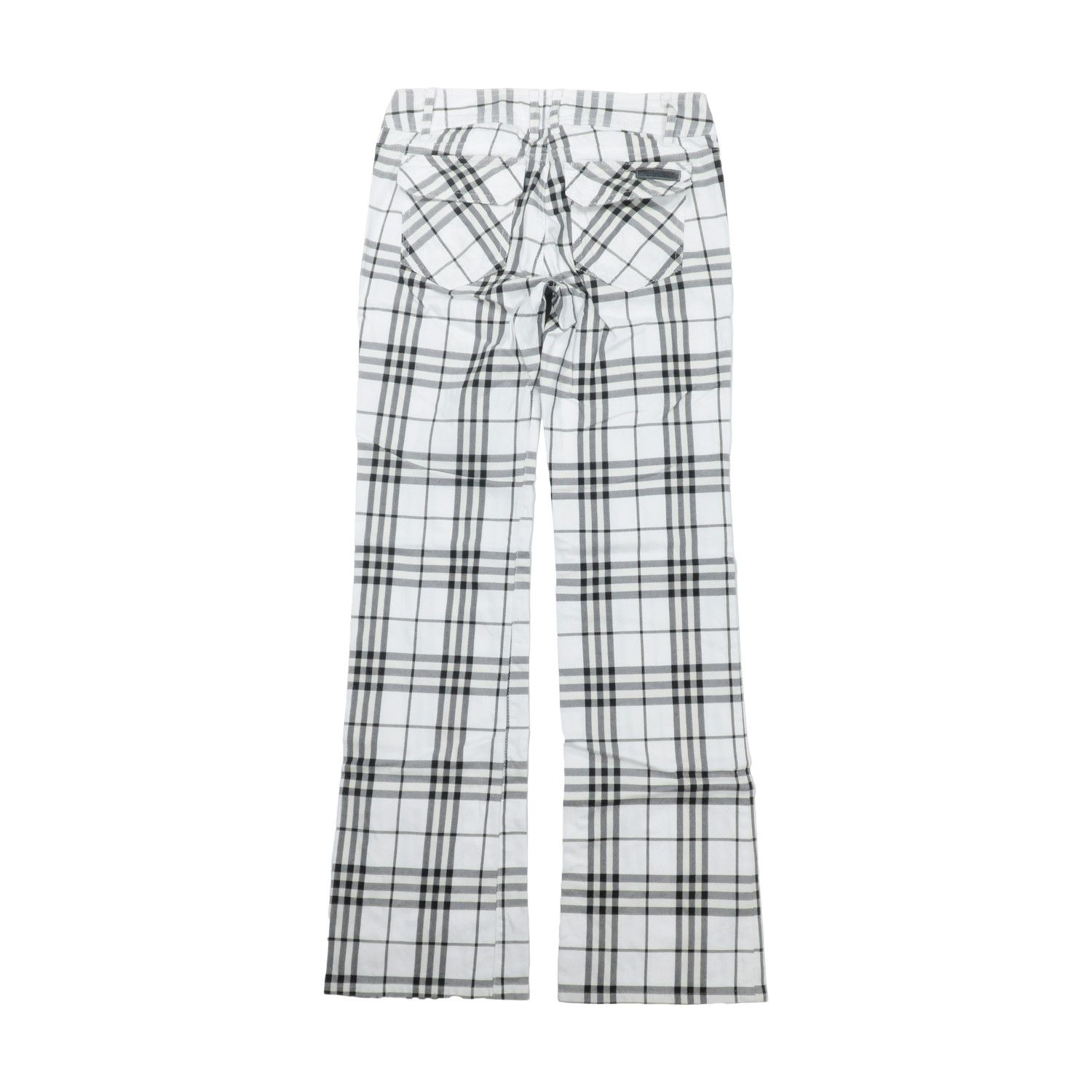 Burberry BURBERRY BLUE LABEL NOVA CHECK GREY WHITE LONG PANTS Size 25" / US 0 / IT 36 - 2 Thumbnail