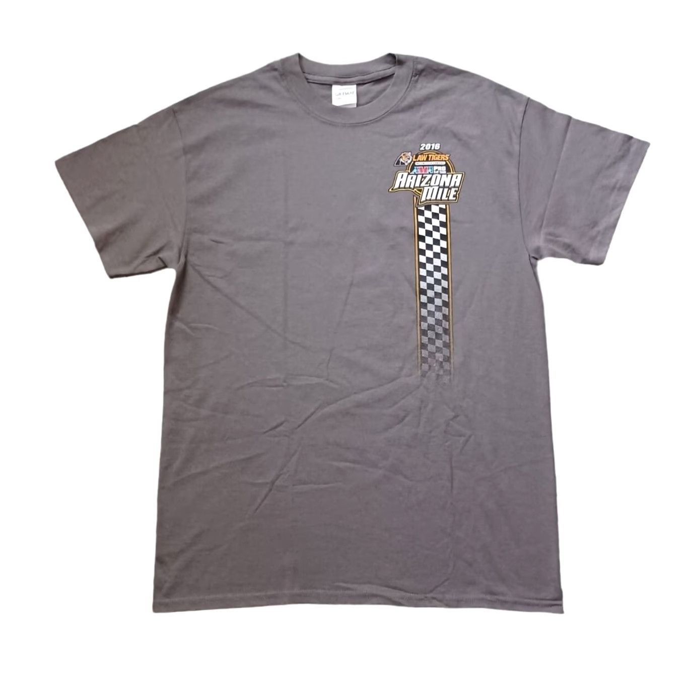 Gildan AMA Pro Flat Track T Shirt Mens M Gray Arizona Mile Law Tigers Motorcycle 2016 Size US M / EU 48-50 / 2 - 3 Thumbnail
