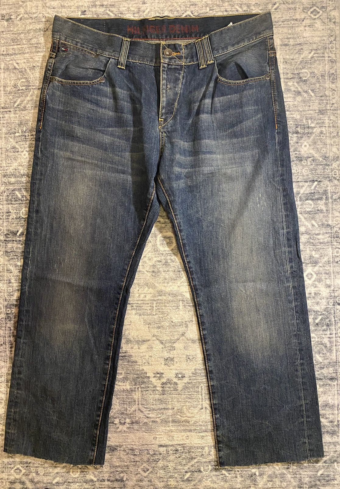 Tommy Hilfiger × Vintage Vintage Distressed Hilfiger Denim - Rogar (Men’s W38 L32) Size US 38 / EU 54 - 3 Thumbnail
