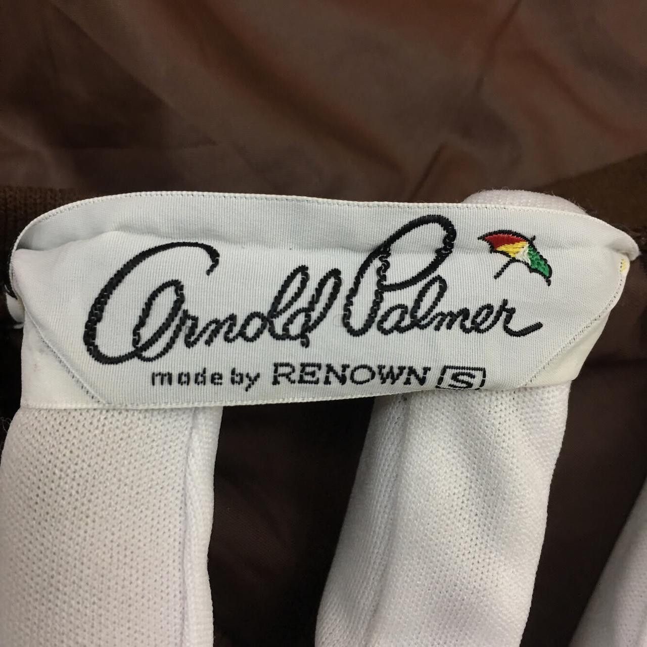 Vintage Vintage ARNOLD PALMER RENOWN Logo V Neck Windbreaker Brown Size US M / EU 48-50 / 2 - 4 Thumbnail