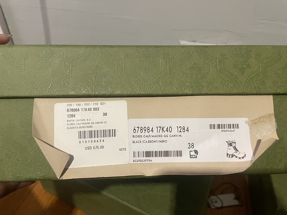 Gucci Flores calf Marco GG BOOT Size US 8 / IT 38 - 11 Thumbnail