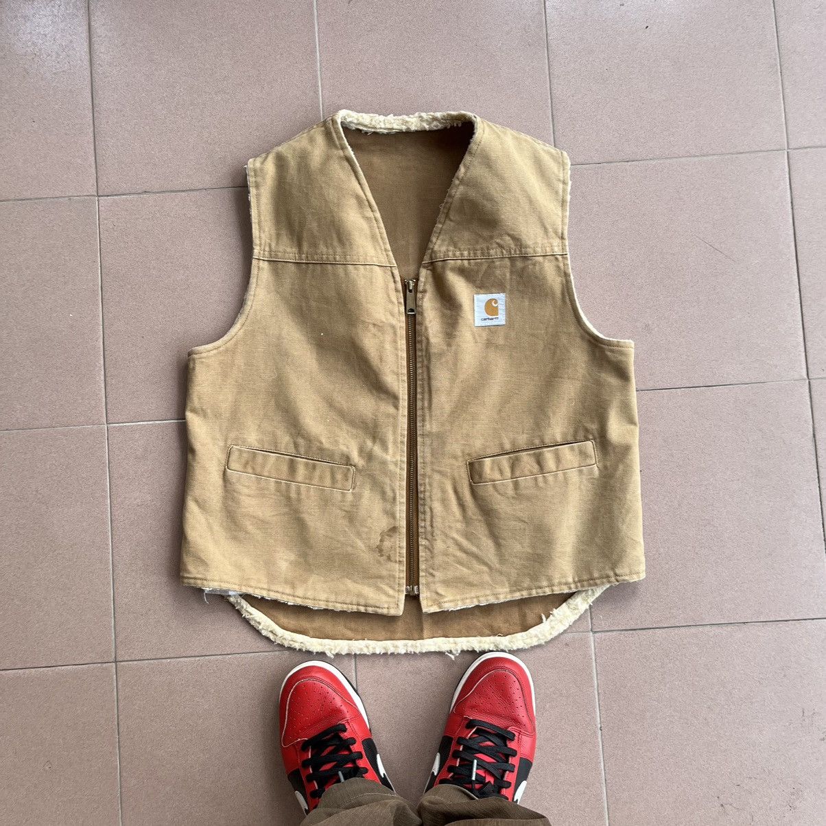 Carhartt Carhartt Orange Duck Vest | Grailed