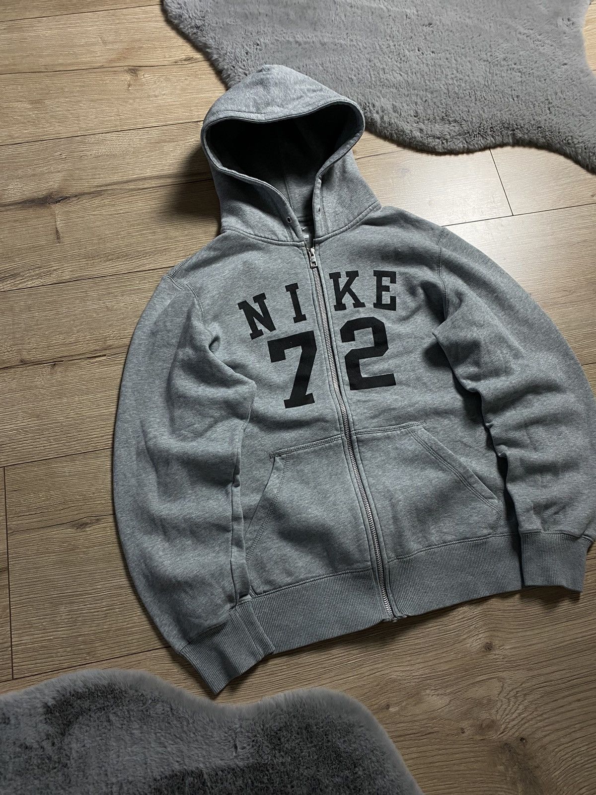 Nike NIKE BOXY DRILL BIG LOGO Y2K VINTAGE ZIP HOODIE Size US M / EU 48-50 / 2 - 2 Thumbnail