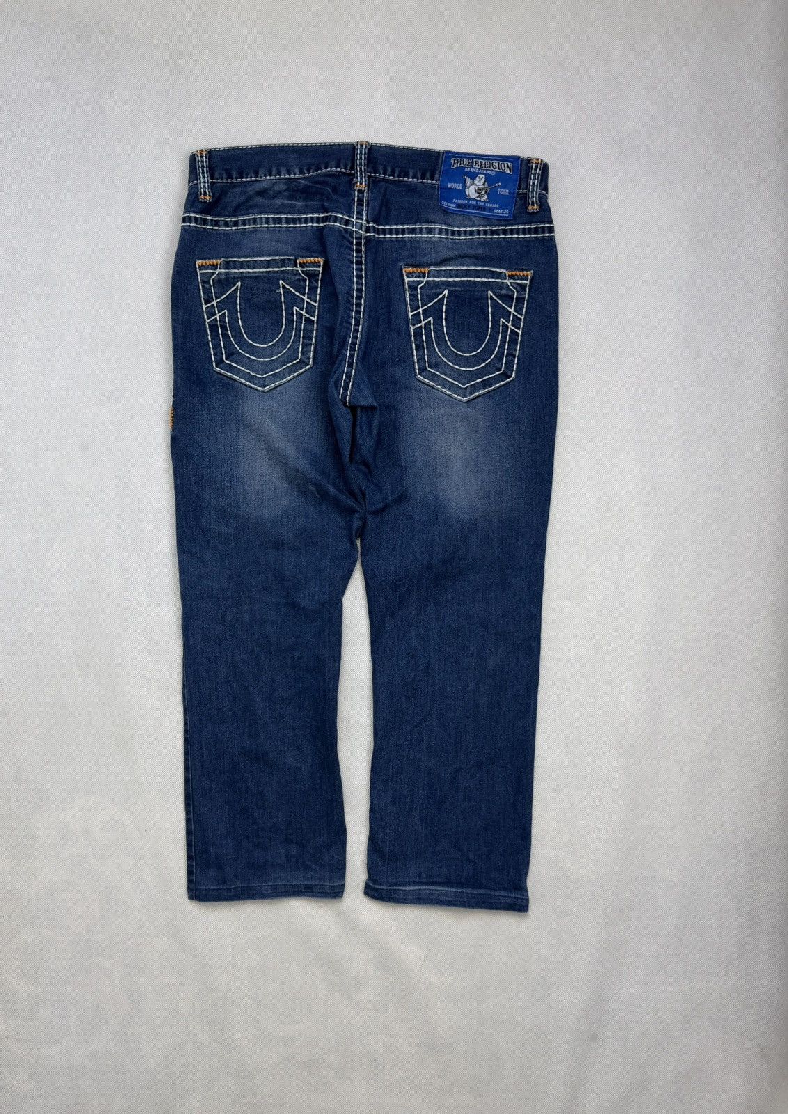 True Religion True Religion Ricky Super T Jeans USA Seams Size US 33 - 1 Thumbnail