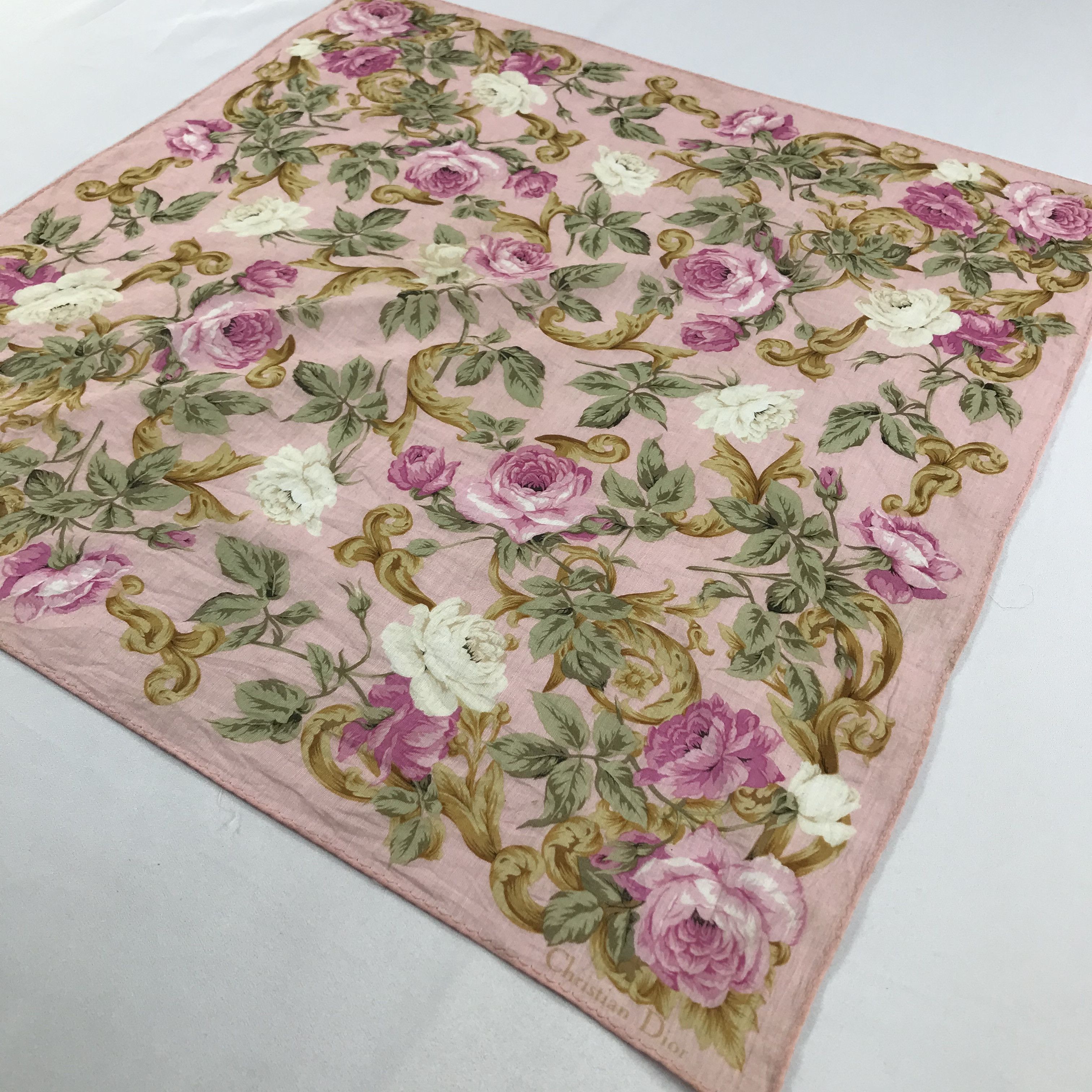 Vintage Christian Dior Bandana / Handkerchief / Neckerchief - S2322 Size ONE SIZE - 2 Thumbnail