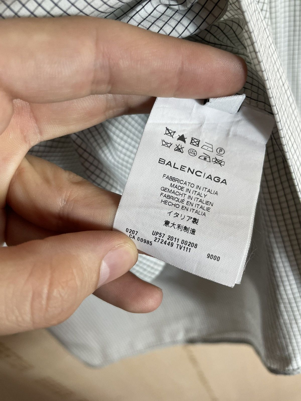 Balenciaga Balenciaga Paris shirt button up Size US M / EU 48-50 / 2 - 5 Thumbnail