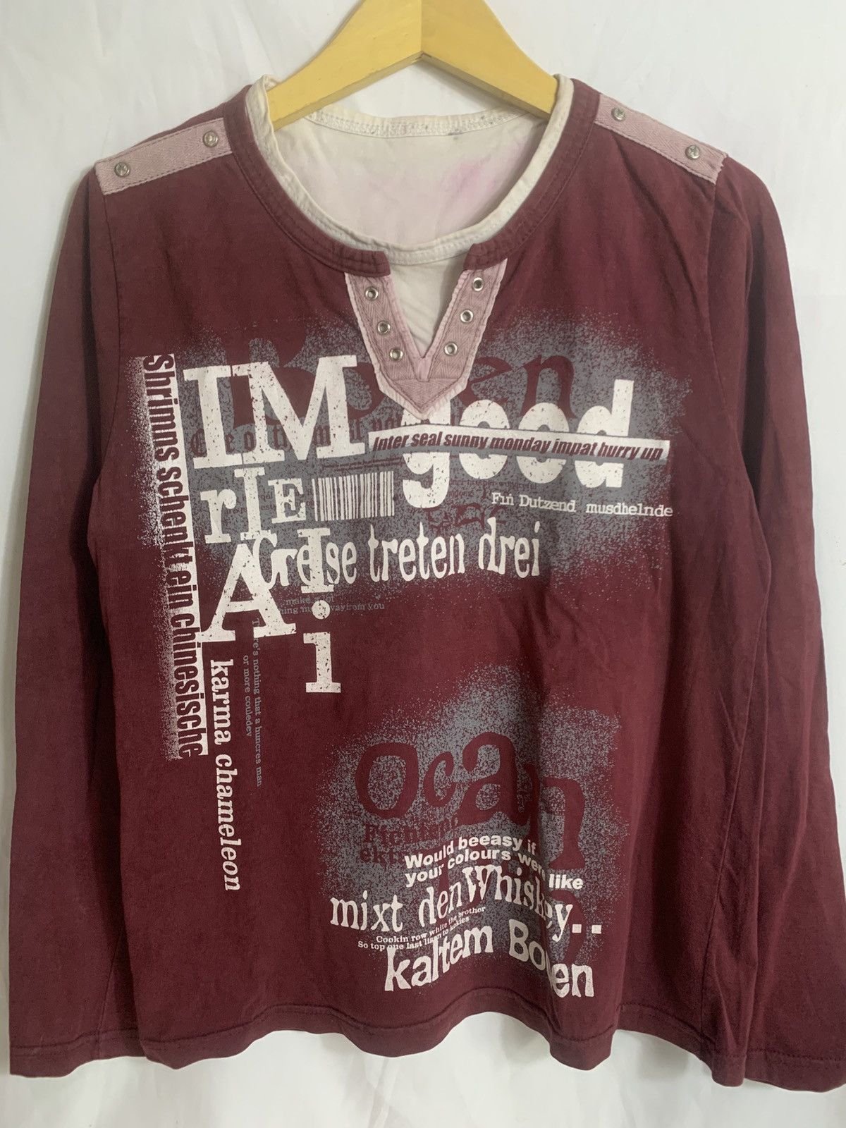 Japanese Brand Japanese Kalemboaen Poem longsleve Size US S / EU 44-46 / 1 - 3 Thumbnail